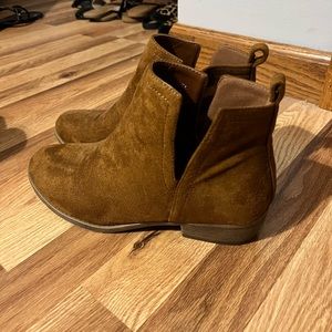 Brown booties